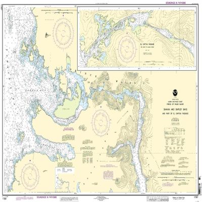 17387--Shakan and Shipley Bays and Part of El Capitan Passage