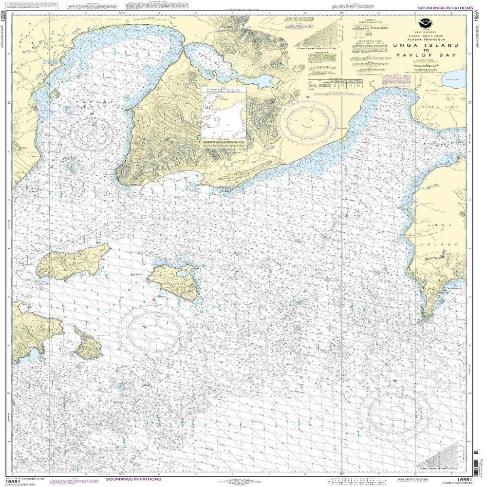 16551-Unga Island to Pavlof Bay, Alaska Peninsula