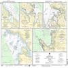 17423--Harbor Charts - Clarence Strait and Behm Cannal, Dewey Anchorage, Etolin Island, Ratz Harbor, Prince of Wales Island, Naha Bay, Revillagigedo Island, Tolstoi and Thorne Bays, Prince of Wales Island, Union bay, Cleveland Peninsula view 1
