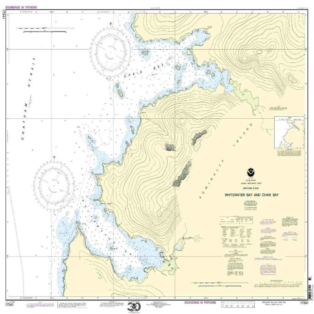 17341--Chatham Strait, Whitewater Bay and Chaik Bay