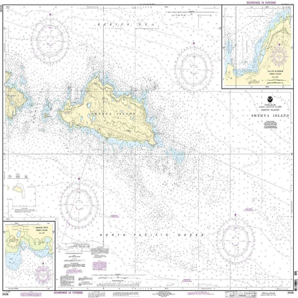 16436--Semichi Islands - Shemya Island, Alcan Harbor, Skoot Cove