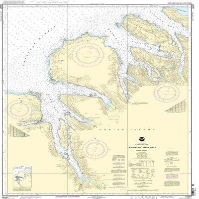 16597--Kodiak Island - Uganik and Uyak Bays