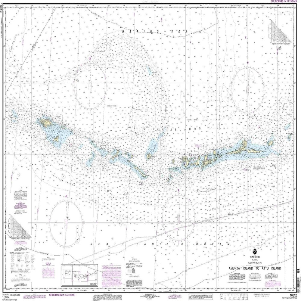 16012--Aleutian Islands, Amukta Island to Attu Island