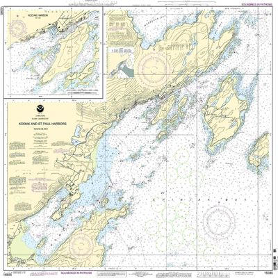16595--Kodiak Island - Kodiak and St. Paul Harbors, Kodiak Harbor