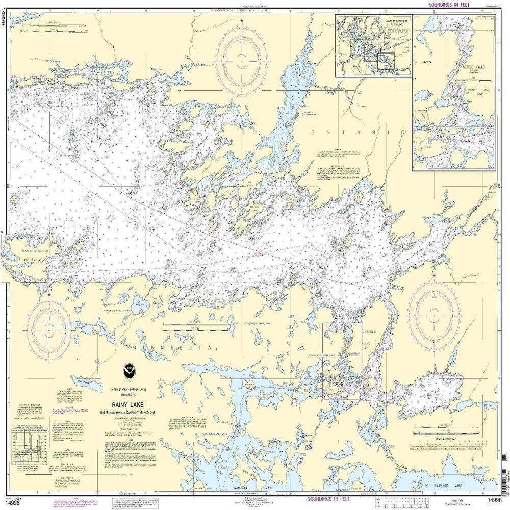14996--Rainy Lake - Big Island, MN to Oakpoint Island, Ontario