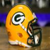 Green Bay Packers Authentic Mini NFL Revolution Helmet by Riddell view 1