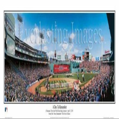 SportsMagicK April 11, 2005 Red Sox Fenway Park World Series Ring Ceremony A Day to Remember Panoramic Poster #2037