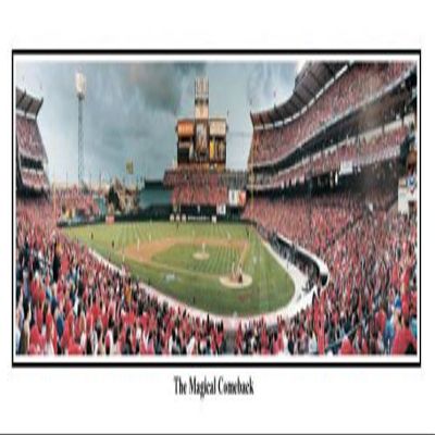 Anaheim Angels October 26, 2002 World Series Game 6 Magical Comeback Panoramic Poster #2024