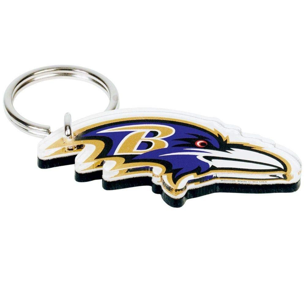 WinCraft NFL 21204041 Baltimore Ravens Premium Acrylic Key Ring
