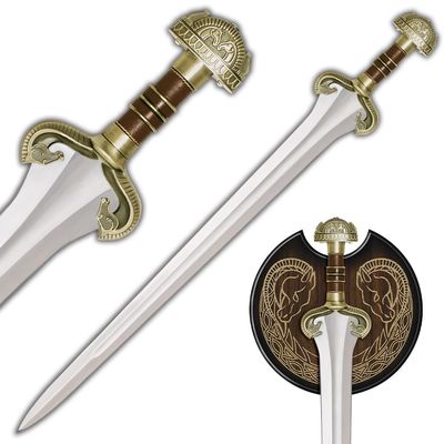 United Cutlery The Lord of The Rings Sword of Eowyn | Officially Licensed Replica | Stainless Steel Blade | Metal Handguard and Pommel | Cast Metal Hilt | LOTR Collectible for Display | Length 36 1/2"