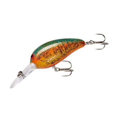 Norman Lures Middle N Mid-Depth Crankbait Bass Fishing Lure, Freshwater Accessories for Fishing, 2", 3/8 oz, Spring Craw
