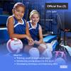 Tachikara SV-MNC Volley-Lite volleyball with Sensi-Tech cover, regulation size but lighter (scarlet/white) view 3