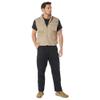 Rothco Ranger Vest  Tactical Outdoor Hunting Camping Utility Cargo Vest with Storage Pockets, Black, 4XL view 3