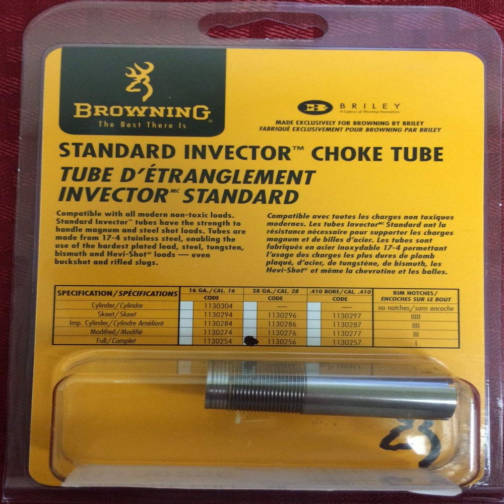Browning, Invector Choke Tube, Full, 28 Gauge