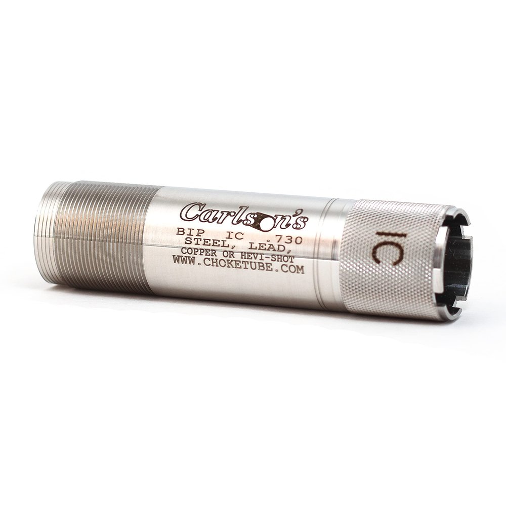 Carlson's Choke Tubes 12 Gauge Compatible for Browning Invector Plus [ Improved Cylinder | 0.730 Diameter ] Stainless Steel | Sporting Clays Choke Tube | Made in USA