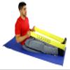 CanDo 10-5921 AccuForce Exercise Band, 50 yd Roll, Yellow-X-Light view 3