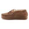 Guide Gear Mens Moccasin Slippers Suede Chukka, Indoor and Outdoor Bedroom House Slippers Coffee 8D (Medium) view 4
