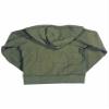 Jade - Little Girls' Hooded Ribbed Sweatshirt, Olive 7817-4 view 2