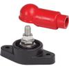 Blue Sea Systems 2003 3/8 Power Post Cable Connnector, Red Insulator view 1
