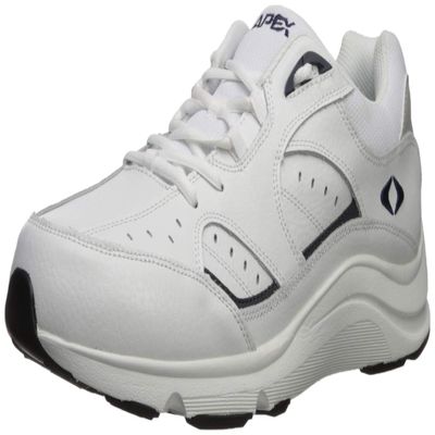 Apex Men'sWalker - V Last Walking Shoe, White, 11 W US