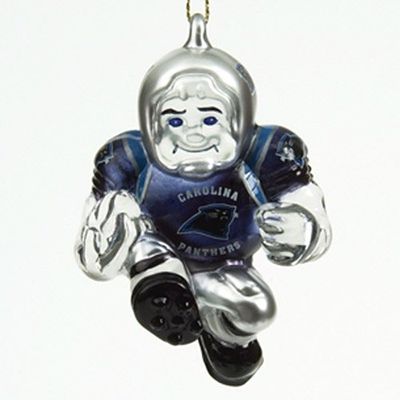 Scottish Christmas Carolina Panthers 3" Crystal Halfback Ornament