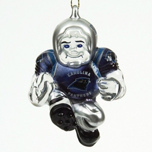 Scottish Christmas Carolina Panthers 3" Crystal Halfback Ornament