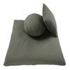 Kapok Zafu, Zabuton and Support Meditation Cushion Set (3pc), Olive view 1