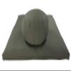 Kapok Zafu, Zabuton and Support Meditation Cushions Set (4pc), Olive view 2