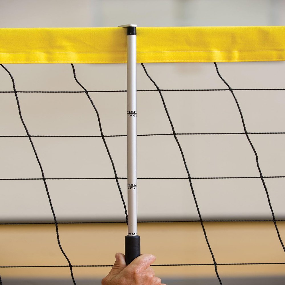 Tandem Sport Precise Height - Volleyball Net Measure Pole - 4 Pre-Set Net Heights - Volleyball Official Equipment