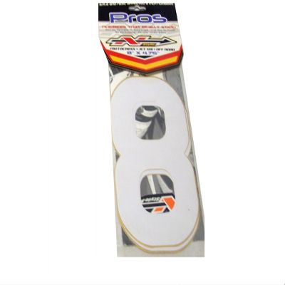 #8 PROS 8" WHITE 3/PK