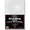 BCW Case of 10 Packs (50 Bags/Pack) Golden Comic Mylar Bags 2 Mil - Archival Comics Collecting Supplies view 1