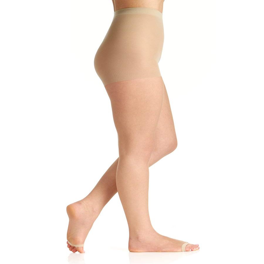 Berkshire Womens Hose Without Toes Ultra Sheer Control Top Pantyhose 5115 Tights, Nude, 4 US