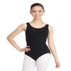 Capezio womens Classic V-neck Camisole athletic leotards, Black, X-Large US view 1