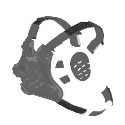 Cliff Keen F5 Tornado Headgear - Silver/White/Silver