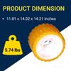 Tie Down Engineering Hull Sav'r 5 inch PVC Ribbed Wobble Roller Kit | 7/8 inch and 1-1/8 inch Shafts | Boat Trailer Parts & Accessories | Boat Trailer Roller Kit view 2
