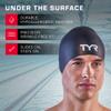 TYR Unisex Adult All-season Swim-caps, Silver view 3
