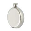 Edwin Blyde & Co Spirit Flask  Traditional Round Shape Plain, 6 oz, Pewter, 14 x 10 x 4 cm view 2