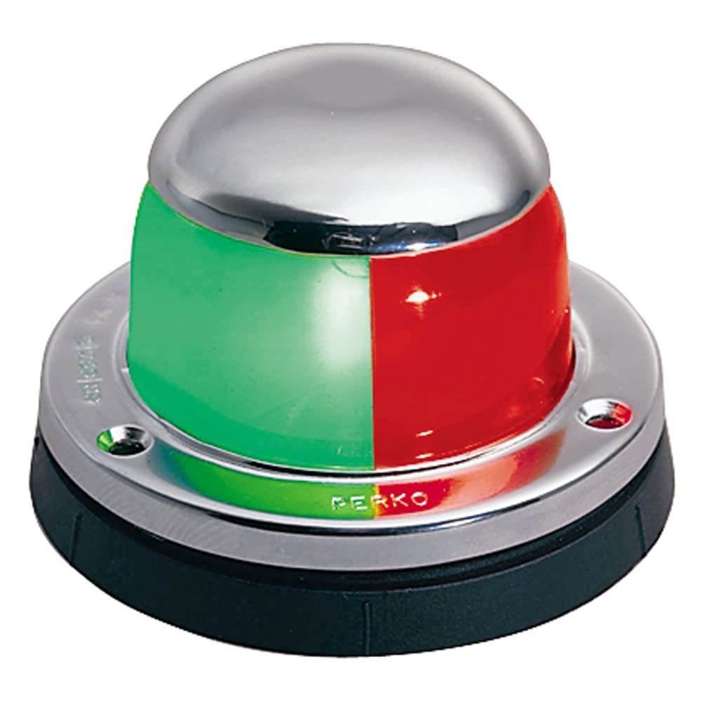 Perko 0972DP0CHR Chrome-Plated Horizontal-Mount Bi-Color Light