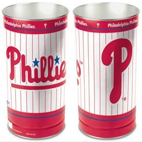 MLB Philadelphia Phillies 15 Waste Basket, Team Color, One Size