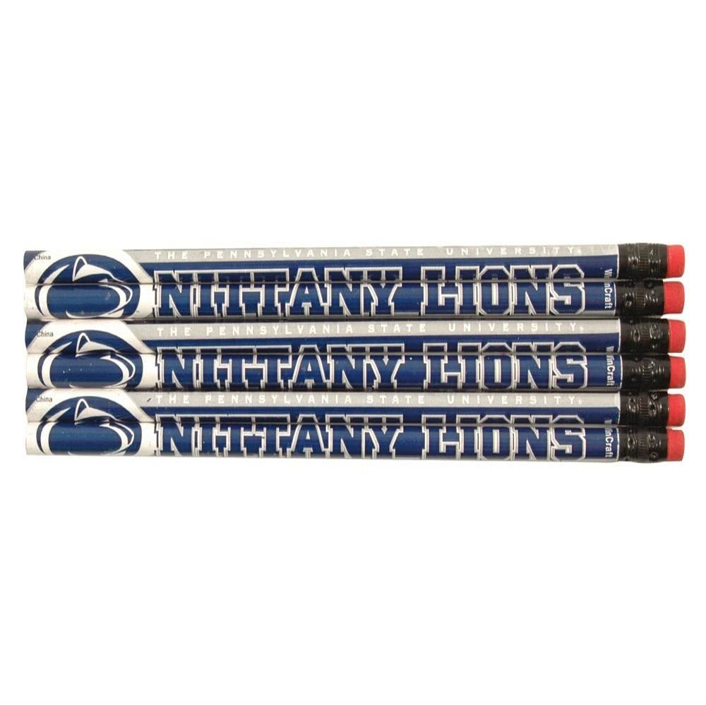Wincraft NCAA Penn State University Pencil (6 Pack), Black
