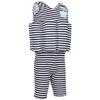 Splash About Short John Floatsuit with Adjustable Buoyancy (US, Age, 4 Years, 6 Years, Navy/White Stripe) view 1