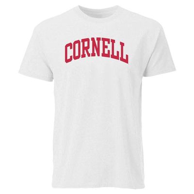 Ivysport Cornell University Short-Sleeve T-Shirt, Classic, White, Small