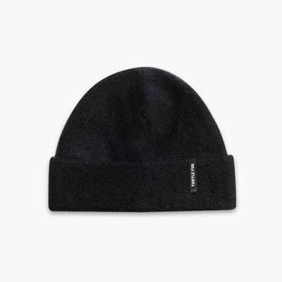 Turtle Fur The Hat Watch Cap Original Fleece Heavyweight Beanie, Black