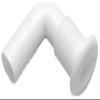 T & H MARINE SUPPLIES Thru Hull 90 Degree 3/4" Hose White view 1
