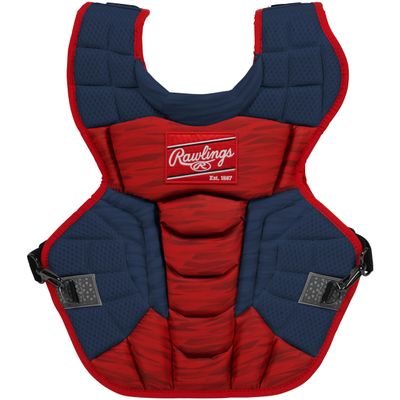 Rawlings | VELO 2.0 Catcher's Chest Protector | Baseball | Adult - 17" | Navy/Scarlet