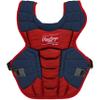 Rawlings | VELO 2.0 Catcher's Chest Protector | Baseball | Adult - 17" | Navy/Scarlet view 1