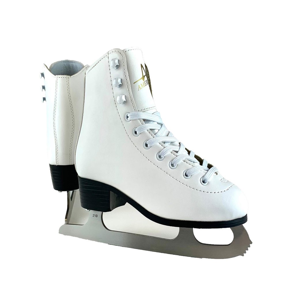 American Athletic Tricot Lined Ice Skates for Girls - Recreational Kids Figure Skates with Ankle Support, Padded Liner, Stainless Steel Blades - Suitable for Indoor & Outdoor Ice Skating (11)