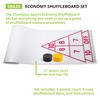 Champion Sports Economy Shuffleboard Set: Indoor Outdoor Game - 8 Pucks 4 Cue Sticks & Plastic Court, 30 x 180" view 3