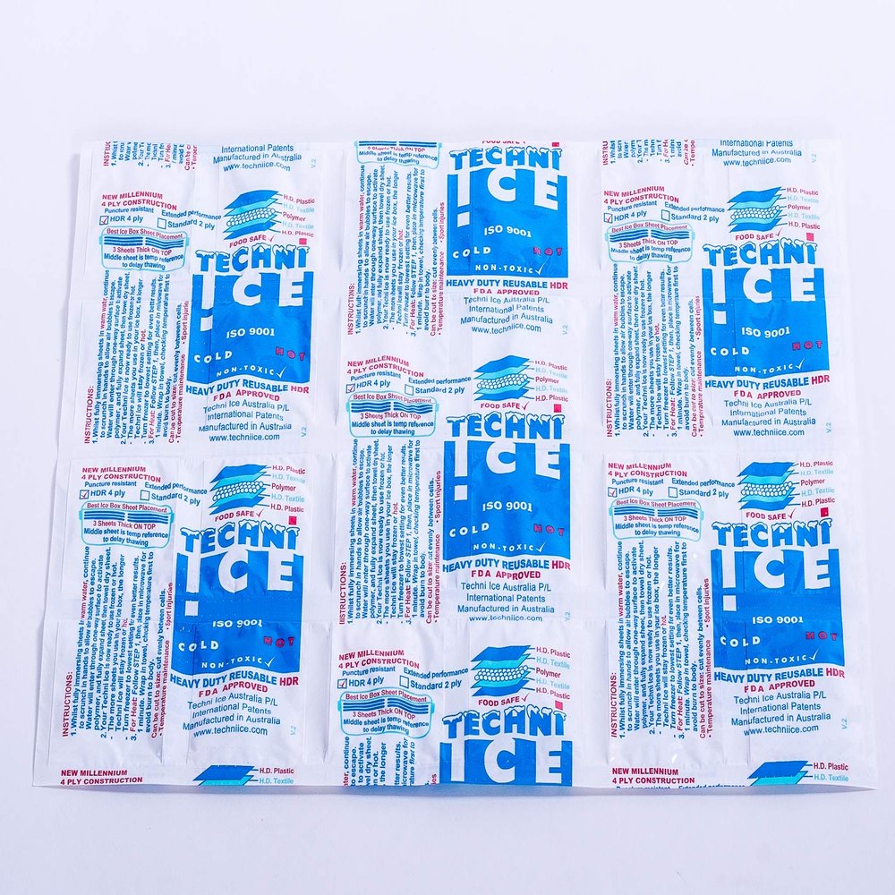 GMS Group Medical Supply, LLC Techni Ice Heavy Duty Reusable Dry Ice/Heat Packs 20 Sheet Special
