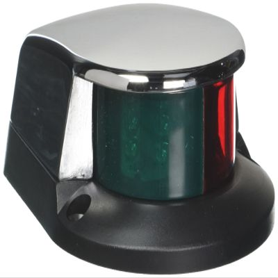 SEACHOICE Deluxe BI-Color Bow Light Chrome Plated Zinc